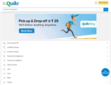 Tablet Screenshot of bangalore.quikr.com