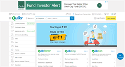 Desktop Screenshot of bharuch.quikr.com