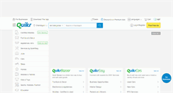 Desktop Screenshot of chandigarh.quikr.com