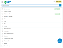 Tablet Screenshot of bilaspur.quikr.com
