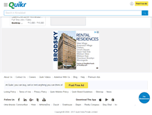 Tablet Screenshot of ahmedabad.quikr.com