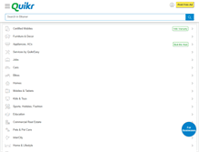 Tablet Screenshot of bikaner.quikr.com