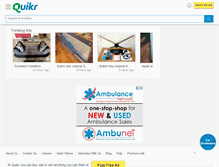 Tablet Screenshot of amritsar.quikr.com